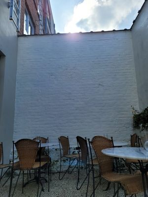 Nice terrace at Plant Dragon in Leuven