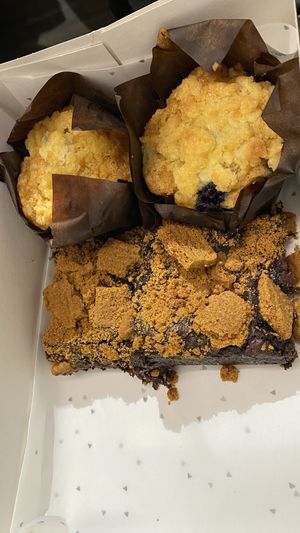 Muffin et brownies spéculoos  at Plant Dragon in Leuven