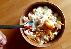 'BBQ' jackfruit at Pizzeria Lucky x Ja Somáru in Bratislava