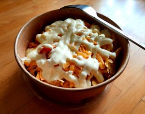 Burrito bowl from delivery at Pizzeria Lucky x Ja Somáru in Bratislava