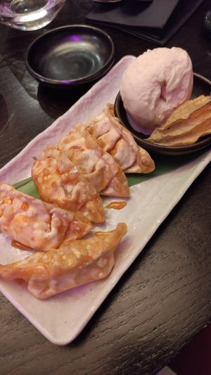 Apple pie dessert at KIBOU Japanese Kitchen & Bar in Bristol