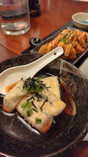 Tofu starter at KIBOU Japanese Kitchen & Bar in Bristol