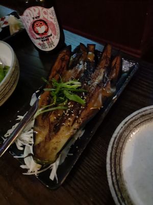 Aubergine was really well cooked! at KIBOU Japanese Kitchen & Bar in Bristol