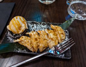 Apple Gyoza at KIBOU Japanese Kitchen & Bar in Bristol