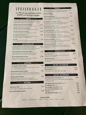 Food menu #Veganuary at Froyda - Tikka Taco - Maybe closed in Berlin