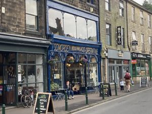 Viewed from the street  at Kindness Cafe in Todmorden