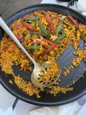 Arroz con verduras  at La Cabaña del Canario in Torrox
