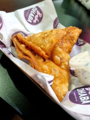 Veg Samosa at Baba Dhaba in East London