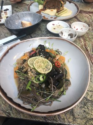 Soba noodles   at Jardineiro - Vegan Kitchen in Porto