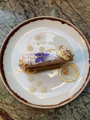 Lemon cannoli  at Jardineiro - Vegan Kitchen in Porto