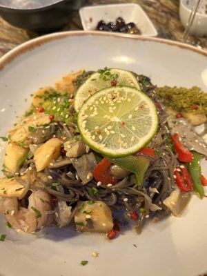 Soba noodles  at Jardineiro - Vegan Kitchen in Porto