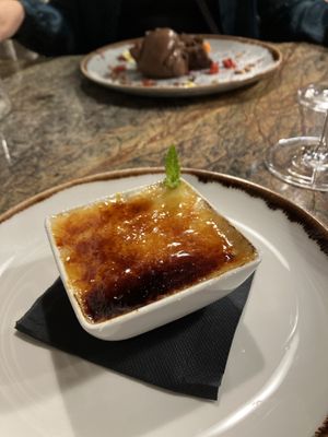 Crème brûlée  at Jardineiro - Vegan Kitchen in Porto