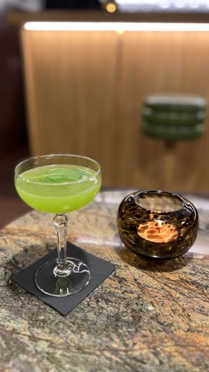 Spinach cocktail - Tasty but overpriced   at Jardineiro - Vegan Kitchen in Porto