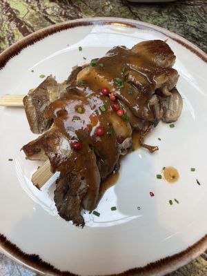 Mushroom starter  at Jardineiro - Vegan Kitchen in Porto