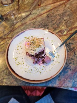 Blueberry tirimasu  at Jardineiro - Vegan Kitchen in Porto