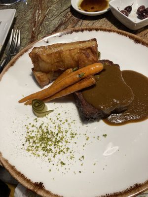 Roasted loin (best potatoes I ever had)  at Jardineiro - Vegan Kitchen in Porto