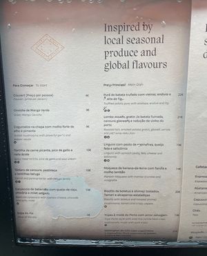 Menu  at Jardineiro - Vegan Kitchen in Porto