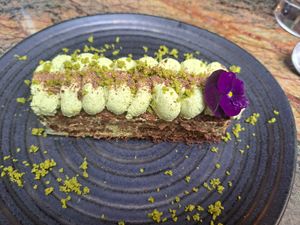 Pistachio tiramsu at Jardineiro - Vegan Kitchen in Porto