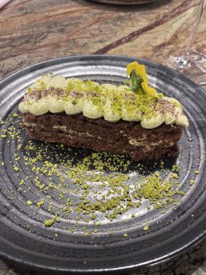 Pistachio Tiramisu   at Jardineiro - Vegan Kitchen in Porto