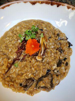 Mushroom risotto 10/10 at Jardineiro - Vegan Kitchen in Porto