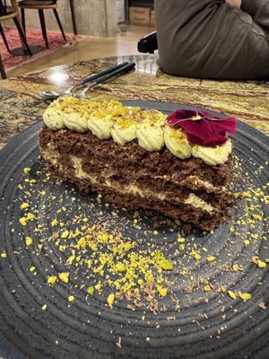 Pistachio Tiramisu  #Veganuary at Jardineiro - Vegan Kitchen in Porto