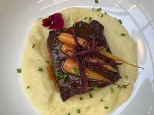 seitan steak - amazing at Jardineiro - Vegan Kitchen in Porto