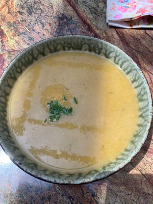 good soup at Jardineiro - Vegan Kitchen in Porto