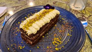 Pistacio Tiramisu at Jardineiro - Vegan Kitchen in Porto