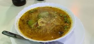 Sopa asiática, muy agradable sorpresa! at Corazon Verde in Queretaro