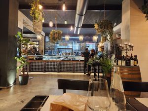 Inside restaurant at Cielo in Fiumicino