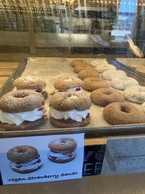 Monthly special: strawberry sando   at SloDoCo in Atascadero