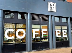 Front of building at Lima Coffee Roasters - Old Town Coffee Shop in Fort Collins