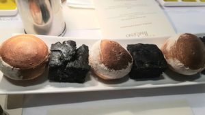 appetizer: bread and olive oil at The Restaurant Pendolino in Sydney