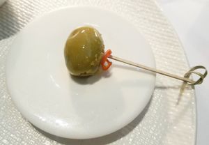 Neapolitan Green Olive (part of Signature Tasting) at The Restaurant Pendolino in Sydney