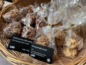 vegan almonds  at Um in Basel