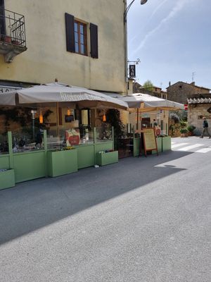 Esterni at Bistrot Fidelio in Pienza