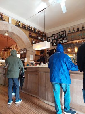 Inside at Bistrot Fidelio in Pienza