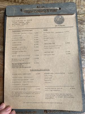 Menu   at Alua Catering Cafe in Dresden