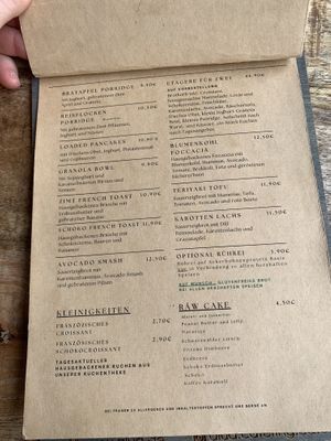 Menu  at Alua Catering Cafe in Dresden