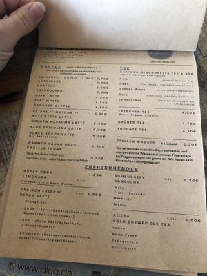 Drinks   at Alua Catering Cafe in Dresden