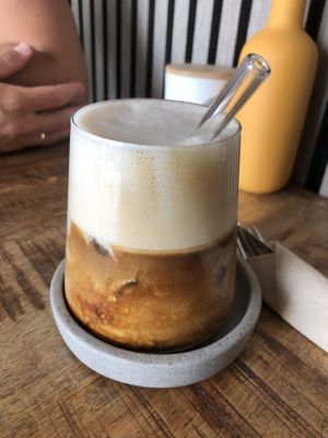 Iced coffee   at Alua Catering Cafe in Dresden