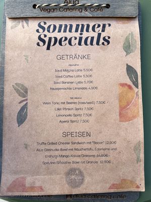 summer special (not specified for how long you can get these)  at Alua Catering Cafe in Dresden