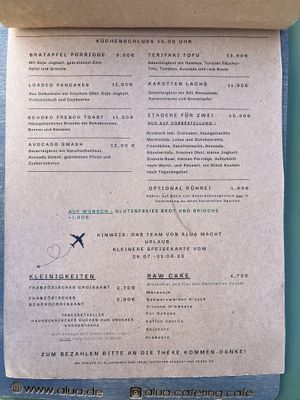 food  at Alua Catering Cafe in Dresden