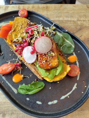 Terriaki Sandwich at Alua Catering Cafe in Dresden