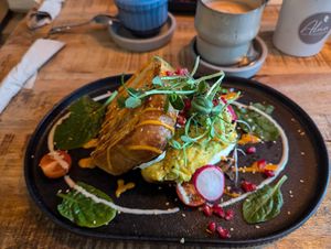 Egg Drop  at Alua Catering Cafe in Dresden