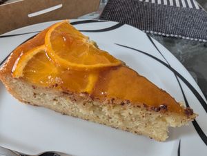 Orangenkuchen at Alua Catering Cafe in Dresden