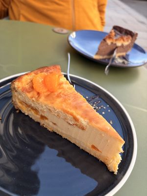 Mandarinen-„Schmand“-Kuchen  at Alua Catering Cafe in Dresden