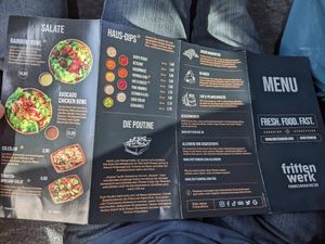 Menu 2 at Frittenwerk - Hbf Köln in Cologne