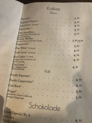 Drinks   at Café Bigoti in Leipzig