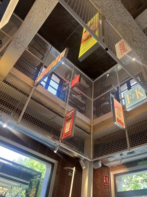 Love those sign   at Flax & Kale - La Roca Village in Barcelona